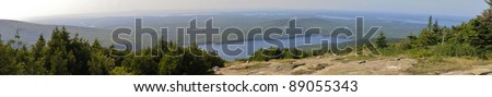 View from Cadillac Mountain, Acadia National Park, Maine, USA