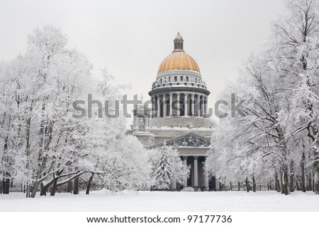 Saint-Petersburg in winter