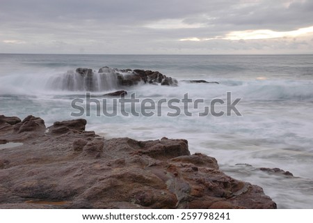 Sea Waterfall