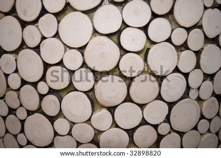 A wooden texture made of wood with a lot of circles made of it
