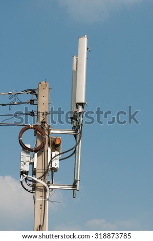 Mobile phone signal repeater equipment