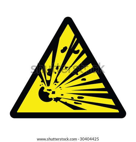 hazard symbols explosive