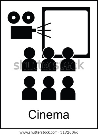 Cinema Public Information Sign