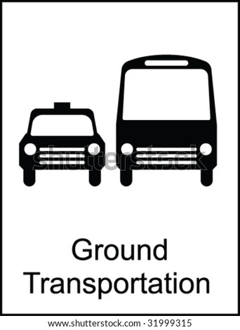 Ground Transportation Public Information Sign