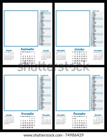 calendar 2012 template. 2012 Blank Calendar Template