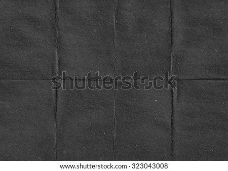 Black paper. vintage paper. Black paper background. Crumpled paper