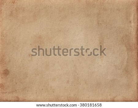 Old brown paper background. Vintage paper texture