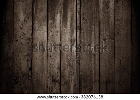 Brown wood background. Dark wood. Grunge wood