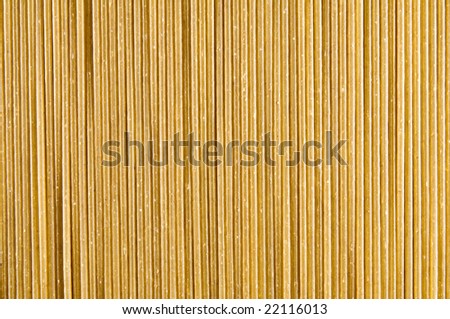 Uncooked whole wheat pasta
