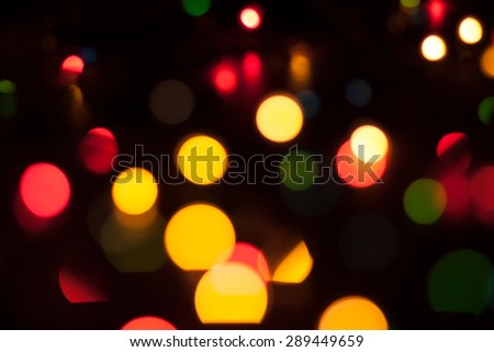 Vintage bokeh background. Fairy defocused backdrop. Hipster photo wallpaper. Chicago style. Party invitation template. Celebration wallpaper. Blurry lights.