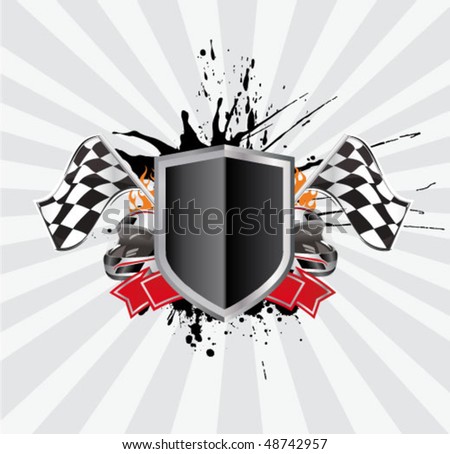  Background Auto Racing on Racing Sign On The Ray Background Stock Vector 48742957   Shutterstock