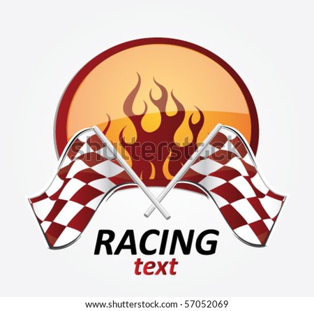 Auto Racing Plaques on Racing Sign Stock Vector 57052069   Shutterstock