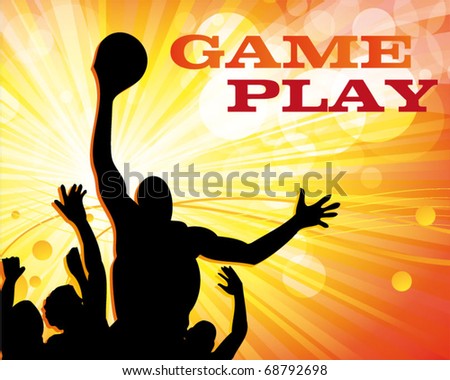 Basketball Poster Stock Vector Illustration 68792698 : Shutterstock