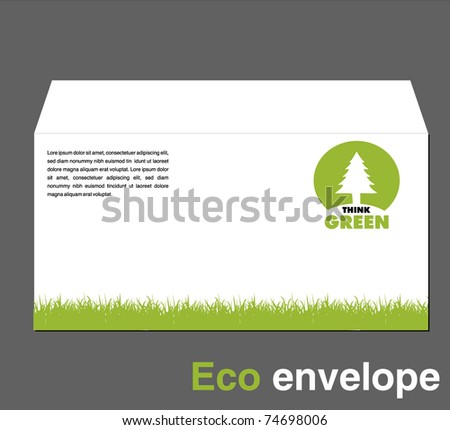 letter envelope template. ecology envelope template