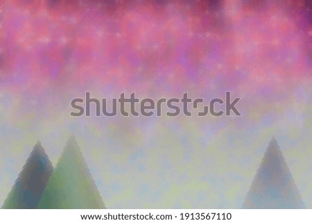 An abstract psychedelic pyramid shape background image.