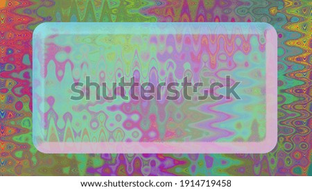 An abstract 3d psychedelic text box background image.