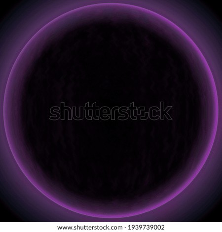 An abstract purple and black 3d sphere shape background image.