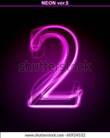 Black And Neon Pink. stock photo : Glowing neon