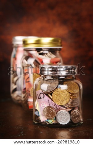 Aussie Money Jars