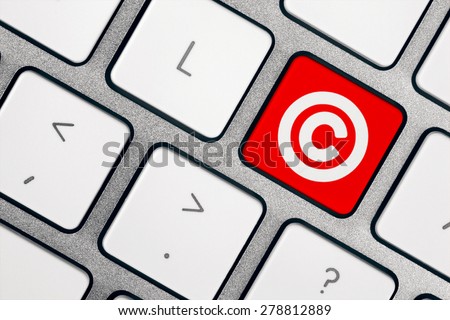 Computer Keyboard - Copyright Symbol