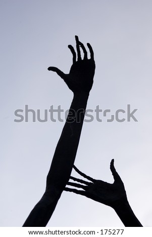 Reaching Hands