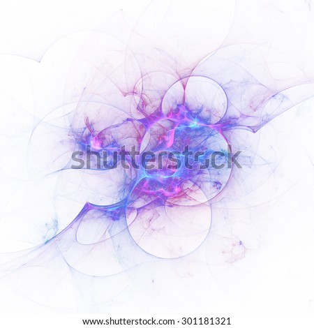 Abstract glowing fancy pattern. Colorful graceful background with light effect, shining stars. Illustration for artwork, party flyers, posters, banners.