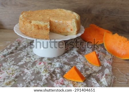 Pumpkin cheesecake