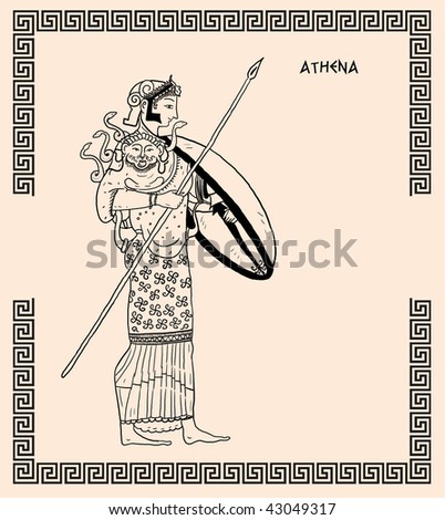 athena greek goddess. stock photo : Greek god Athena