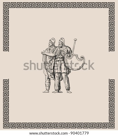 Old greek soldiers