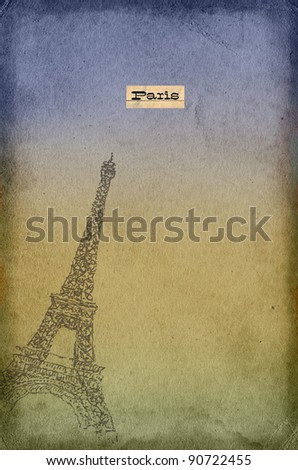 Paris theme background