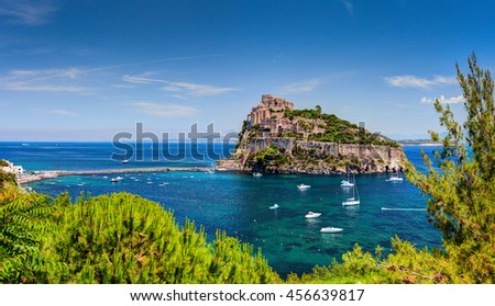 The Aragonese Castle is the most impressive historical monument in Ischia, built by Hiero I  in 474 BC. In 1912 Castle was sold to a private owner. Today it is the most visited monument of the island.