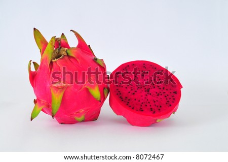 Red dragon fruits