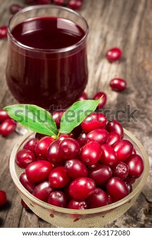 cornel berry juice