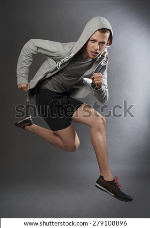Running Man in Motion, Active wear