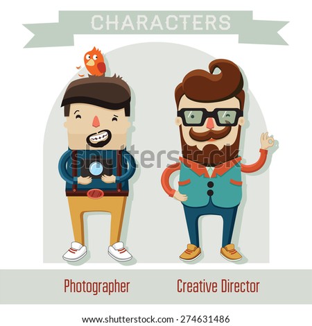 character design, professions, photographer, creative director, creative people