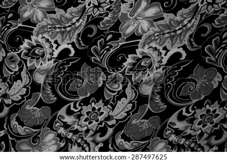 Chintz flowers wallpaper texture