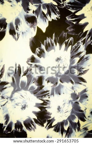 lotus flower on pattern vintage background