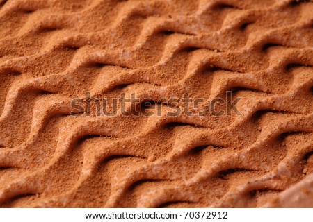 Ice-cream texture: chocolate, cocoa. Appetizing ice-cream background