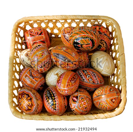 easter eggs in basket coloring pages. ukrainian easter eggs coloring