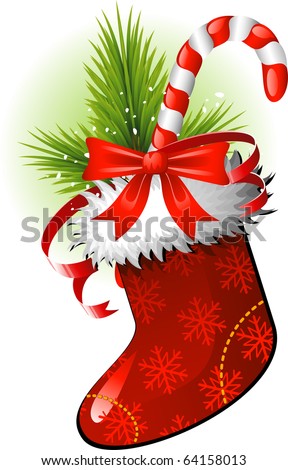 Christmas Stockings on Christmas Stocking Stock Vector 64158013   Shutterstock