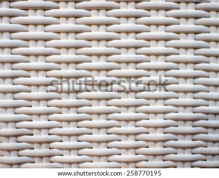 White wicker furniture surface. can be used as tebeckground, texture