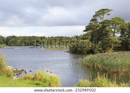 Ross Bay Lough Leane Lower Lake. Ring of Kerry in Ireland.
