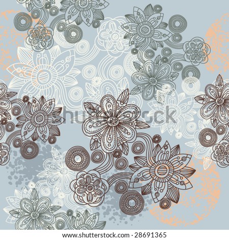 seamless floral pattern. stock vector : seamless floral