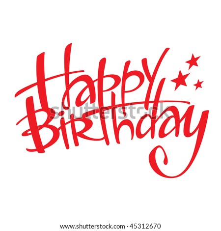 Stock Vector on Happy Birthday Stock Vector 45312670   Shutterstock