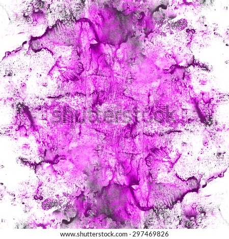 Textural watercolor background of pink and black colors