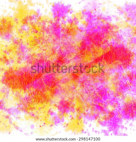 Textural watercolor background, colorful abstract water color art hand paint