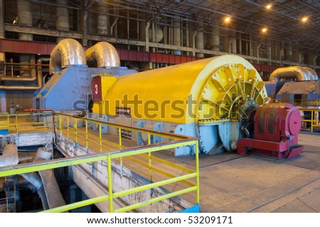 Industry Installations power. Power Turbines