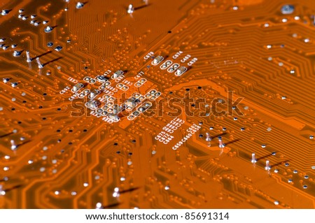 electronic board for the computer