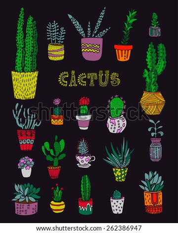 Drawing with cacti
