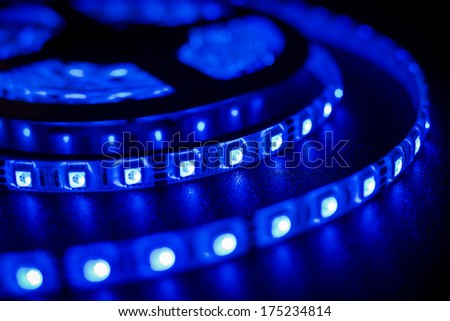 LED strip blue